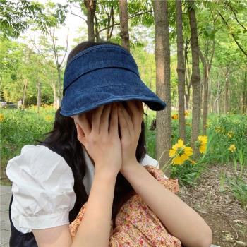 夏實用款推薦可折疊日系女空頂帽