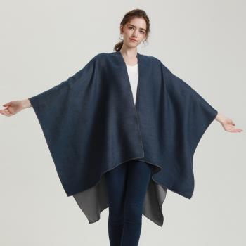 ladies shawl fashion shawl soft and comfortable split cape c