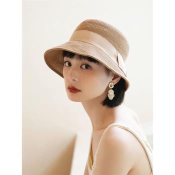 女夏季新款日系時尚可折疊草帽