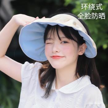 Japan RX女遮臉遮陽春夏貝殼帽