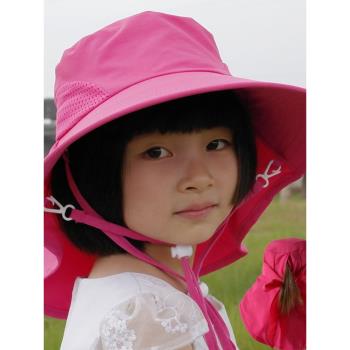 夏女孩兒童防曬沙灘寶寶太陽帽