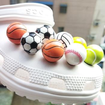 現貨速發3D立體足球運動洞洞鞋