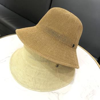 遮陽帽日系春夏季可折疊漁夫帽子