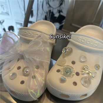 Sunsikei原創 仙女標配實物更美 洞洞鞋通用配飾crocs鞋花鞋扣diy