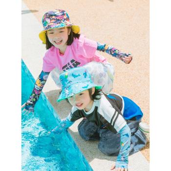 遮陽帽夏季雙面時尚兒童帽子