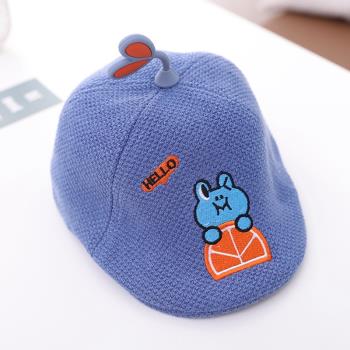 遮陽帽兒童寶寶秋冬季1-3歲帽子