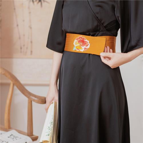 國風金線真絲女百搭可調節蘇繡