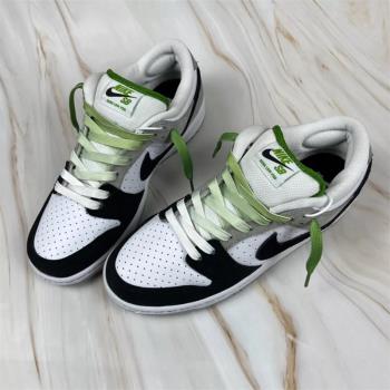 Nike灰白葉綠素扎染麻繩潑墨鞋帶