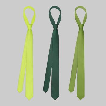 墨綠色裝飾休閑年輕細斜紋領帶