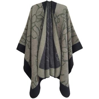 shawl large jacquard totem 時尚大披肩斗篷旅游空調蓋毯男女款