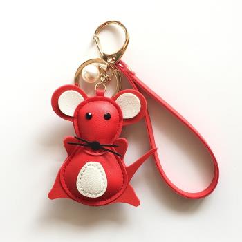 網紅鼠年生肖吉祥物掛件鑰匙扣