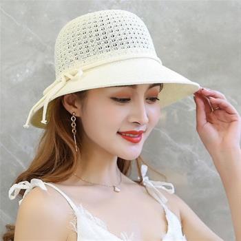 草帽可折疊女韓版夏季遮陽帽子