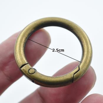 DIY 2.5cm古銅色開口連接扣圓環
