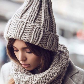 Girl New winter woolen hat women casual knitted hat warm cap