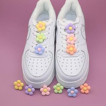 空軍一號diy配件af1小白鞋板鞋aj鞋帶扣 裝飾ins可愛花朵鞋扣配飾