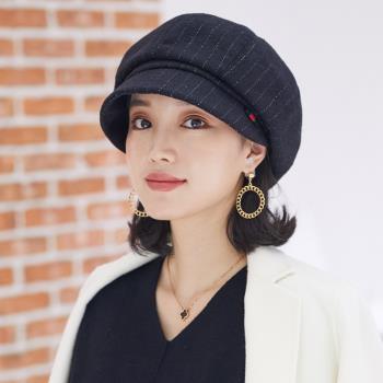 女秋冬季韓版學生優雅貝雷帽子