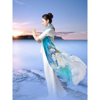 秦曲女杭州母親節披肩禮品真絲