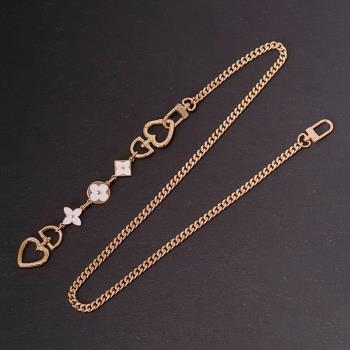 珍珠包包金屬單肩斜挎帶子延長鏈