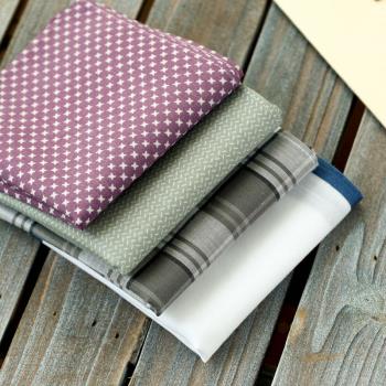 日本古典柔軟和風方巾精梳棉手帕