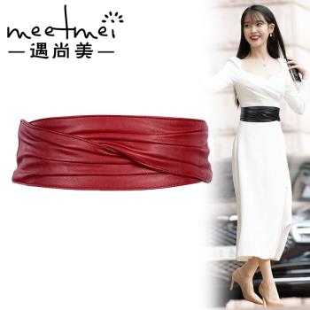 百搭女長襯衫羽絨服大衣黑色腰封