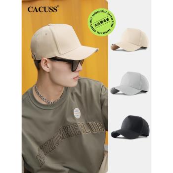 cacuss男士夏季大頭圍硬頂棒球帽