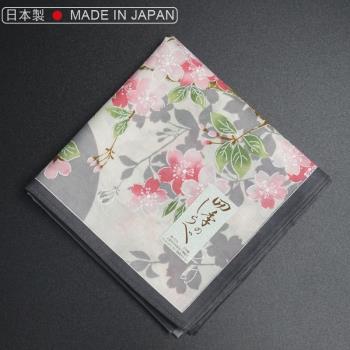 日本制造純棉櫻花小風大尺寸手帕