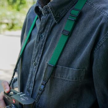 cam-in 棉質相機背帶適用于索尼黑卡理光GR佳能G7X2微單相機肩帶