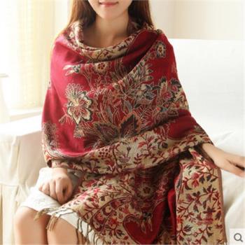 ??? senior gift Women warm scarf winter shawl ladies 圍巾女