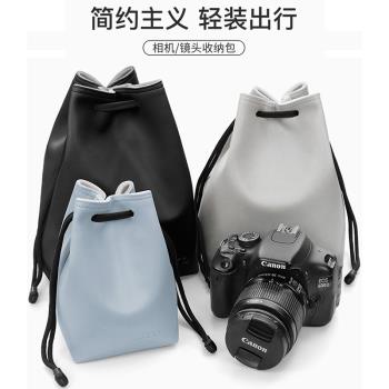單反相機鏡頭袋數碼整理收納包簡約防水便攜專業拍照攝影小配件包