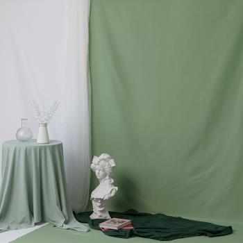 純色簡約果綠色背景布桌布布置家居擺拍自拍攝影拍攝拍照搭配裝飾