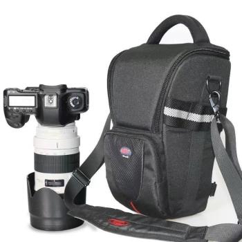 單反70-200長焦鏡頭相機包微單RF100-500斜挎三角攝影輕便雙肩400