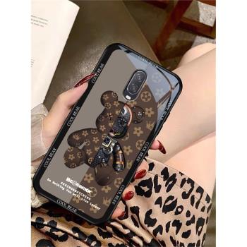 適用一加6t手機殼oneplus6t手機套1+6t的保護套新款防摔軟殼矽膠男女款玻璃網紅可愛卡通情侶超薄全包個性專