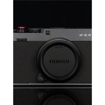 適用Fujifilm富士XE4 貼紙相機貼膜XE 4機身保護膜銀色X-E4配件3M