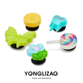 卡駱馳UGH百變圖案五件套洞洞鞋