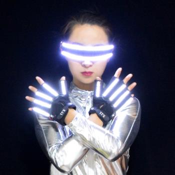 LED都薈眼鏡激光夜店道具手套