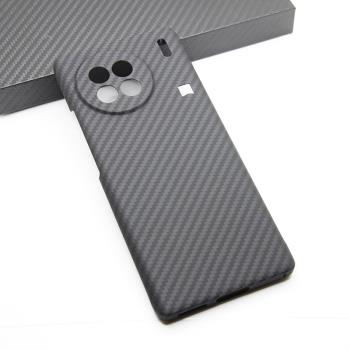 適用VIVO X90防滑超輕薄芳綸碳纖維裸感舒適精孔全包X90s手機殼X90Pro保護套