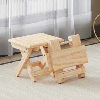 凳子家用現代簡約矮凳實木小板凳大人坐的結實木凳客廳創意茶幾凳