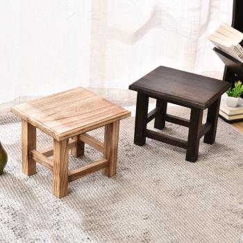 日式簡約家用凳實木板凳原木長方形凳矮換鞋凳客廳茶幾凳 茶凳子