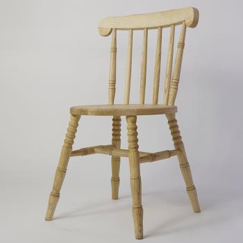 溫莎椅餐椅實木北歐家用簡約紅網現代化妝洽談組合桌椅靠背凳創意