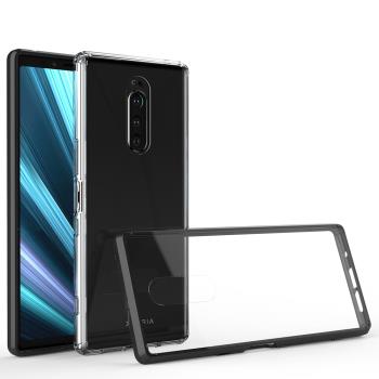 適用於索尼Xperia5晶透背板亞克力手機殼 邊框熱銷防摔透明殼