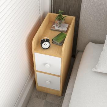 床頭柜簡易款20/30//40公分夾縫床邊柜長條柜超窄迷你小型桌下柜