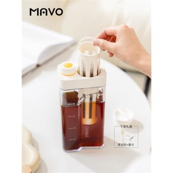 MAVO晶磚冷萃壺咖啡壺 冷萃咖啡杯冷泡杯冷萃瓶 家用專業大容量
