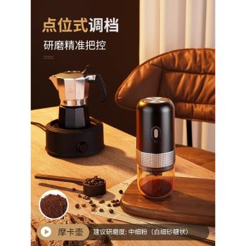 磨豆機咖啡機電動小型家用便攜全自動手磨咖啡豆研磨機咖啡研磨機