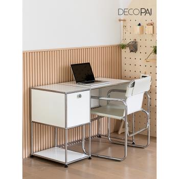 中古USM模塊柜組合不銹鋼電腦辦公桌ins風簡約現代輕奢工作室書桌