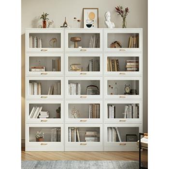 書架置物架落地靠墻現代簡約客廳臥室家用小型兒童書本收納柜書柜