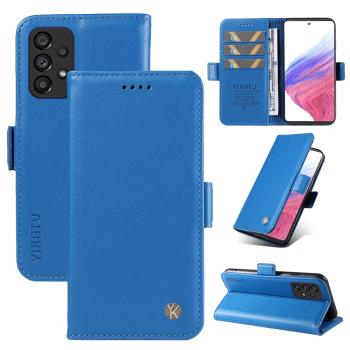 適用側扣 三星A52手機殼Galaxy A53保護皮套A72/A73防摔A33全包邊A23 4G軟矽膠商務簡約純色翻蓋式