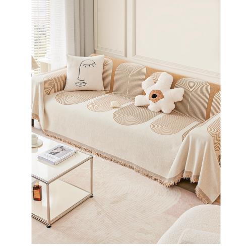 雪尼爾沙發蓋布巾全蓋四季通用沙發坐墊子2025新款防滑皮沙發套罩