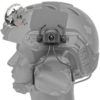 西北風 頭盔耳機配件適配牛角架 耳機支架 兼容19~21mm導軌可旋轉