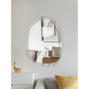 簡約化妝鏡臥室led帶燈桌面鏡ins家用浴室鏡子壁掛智能梳妝鏡補光