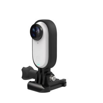 適用於insta360 GO3全邊框拇指相機 快拆耐磨散熱保護套支架配件